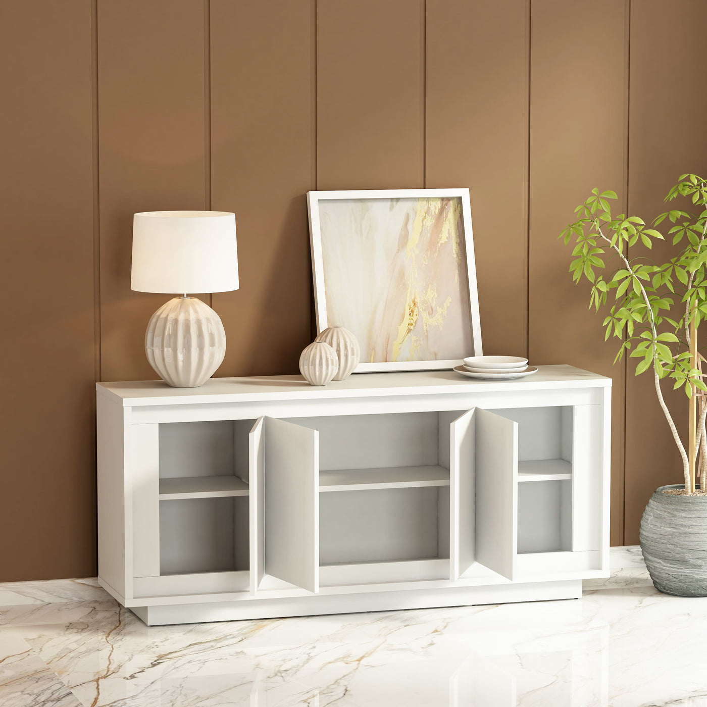 PARAGGI SIDEBOARD (WHITE)