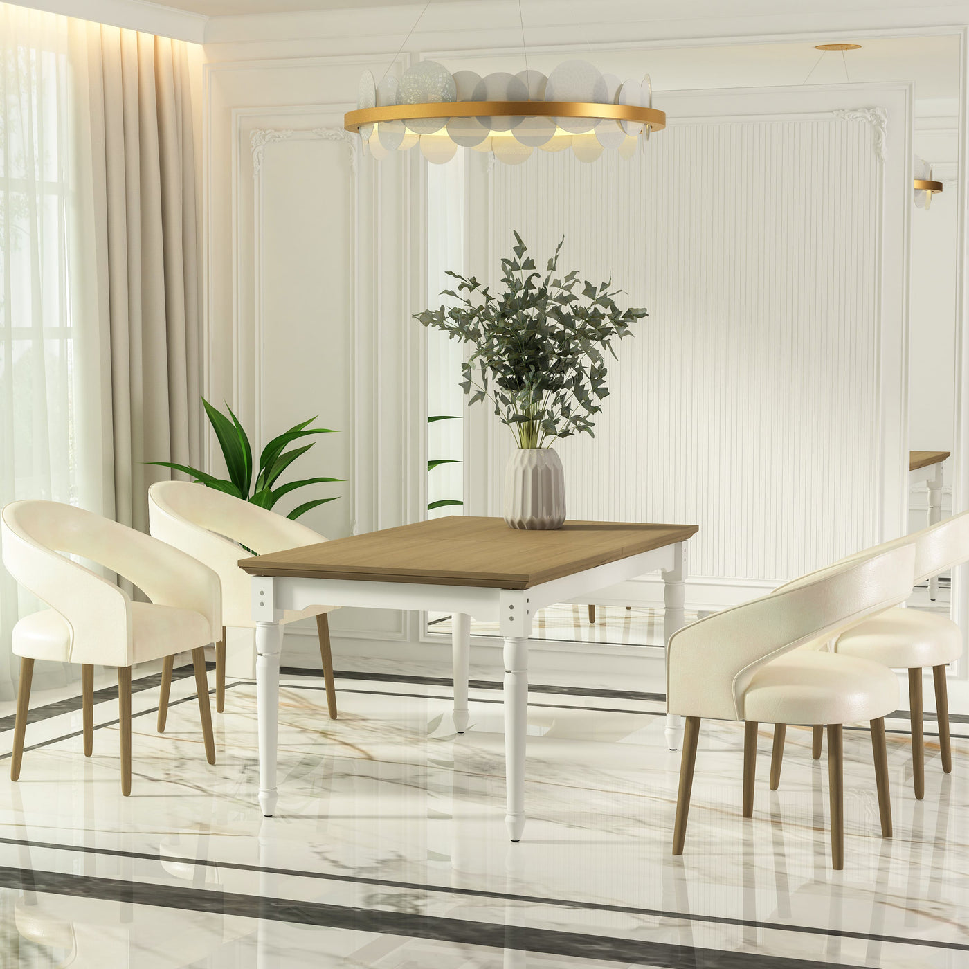 CHENON EXTENSION DINING TABLE