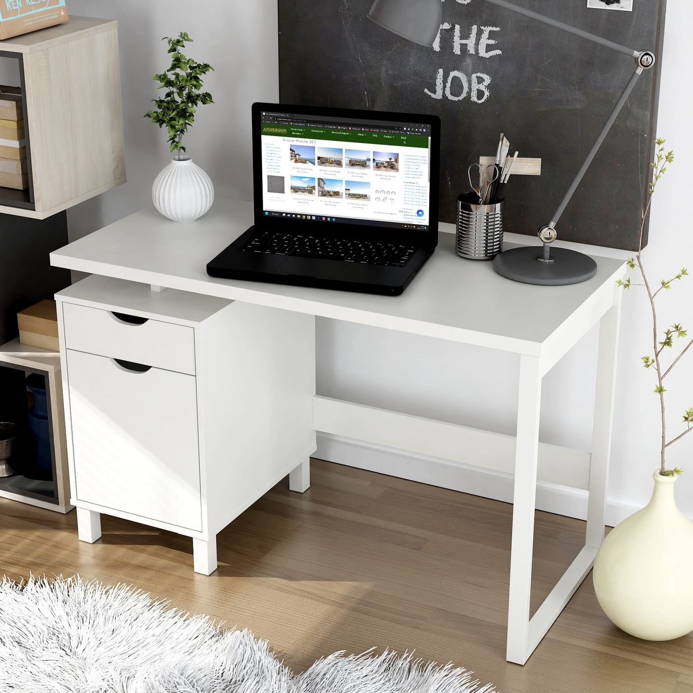 Haslev 47″ Writing Desk