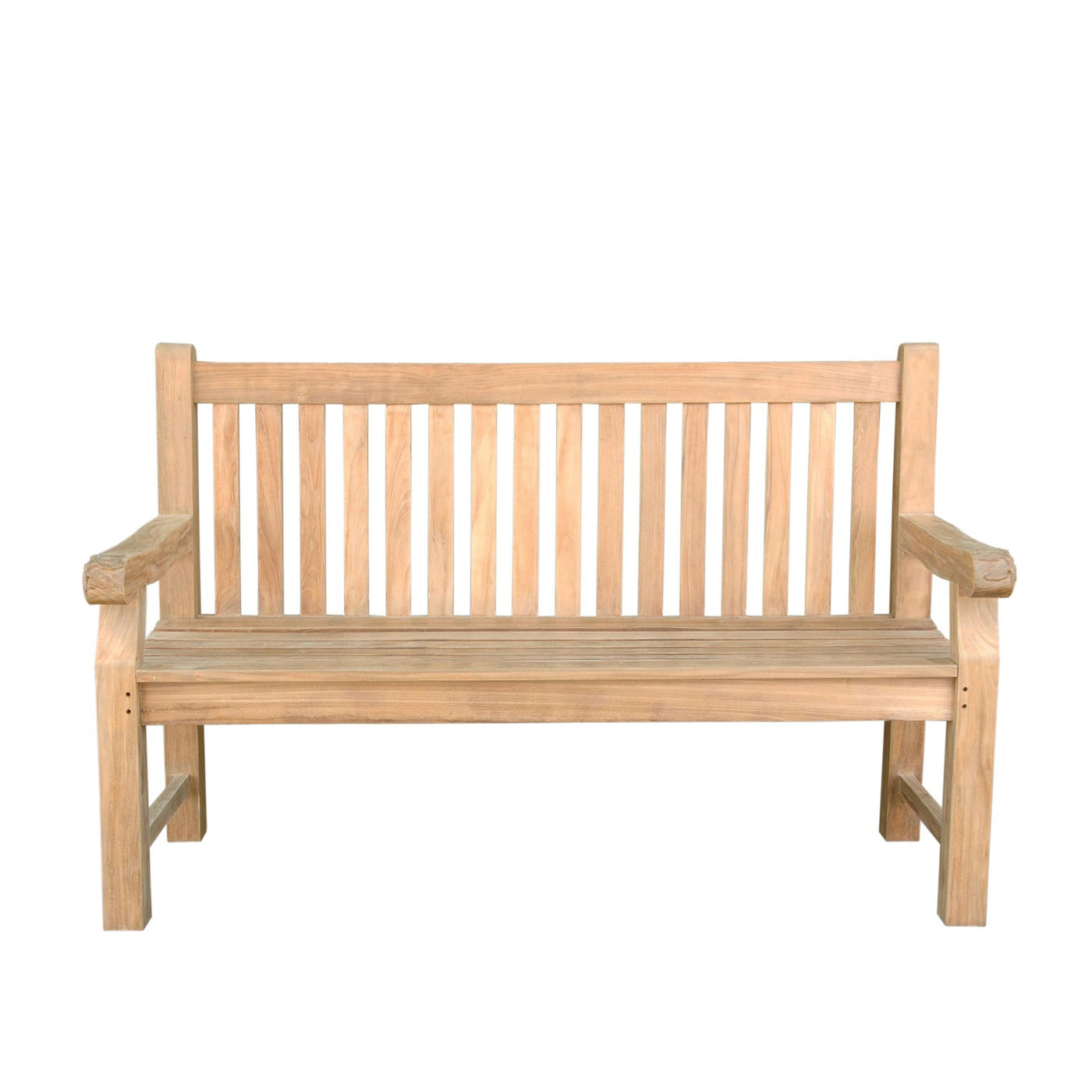 DEVONSHIRE 3-SEATER EXTRA THICK BENCH WITH FLOWER HANDCRAFTED