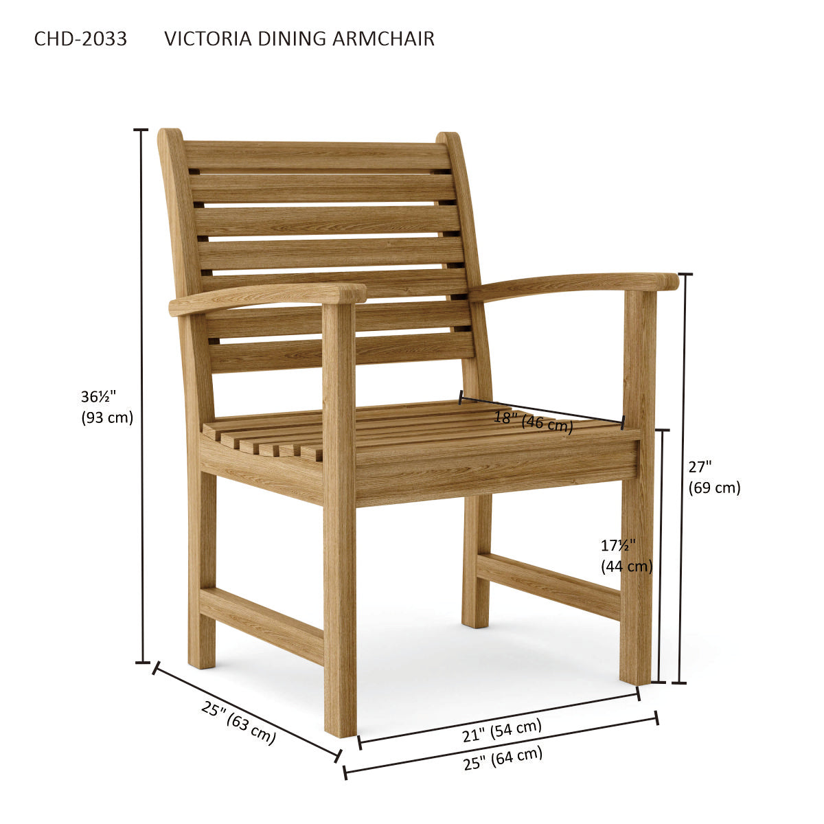 VICTORIA DINING ARMCHAIR