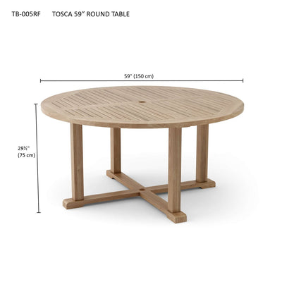 TOSCA 59″ ROUND TABLE