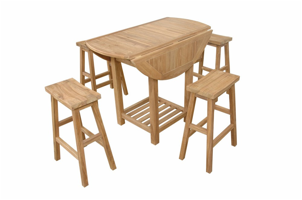 SET-292 SEACREST ALPINE I COUNTER TABLE 5-PC SET