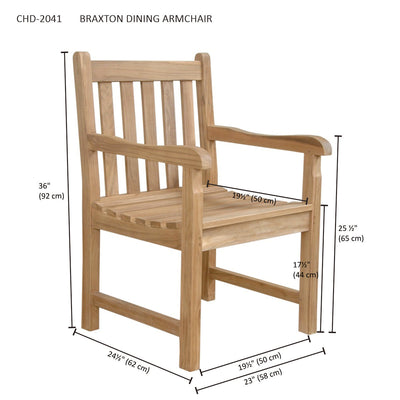 BRAXTON DINING ARMCHAIR
