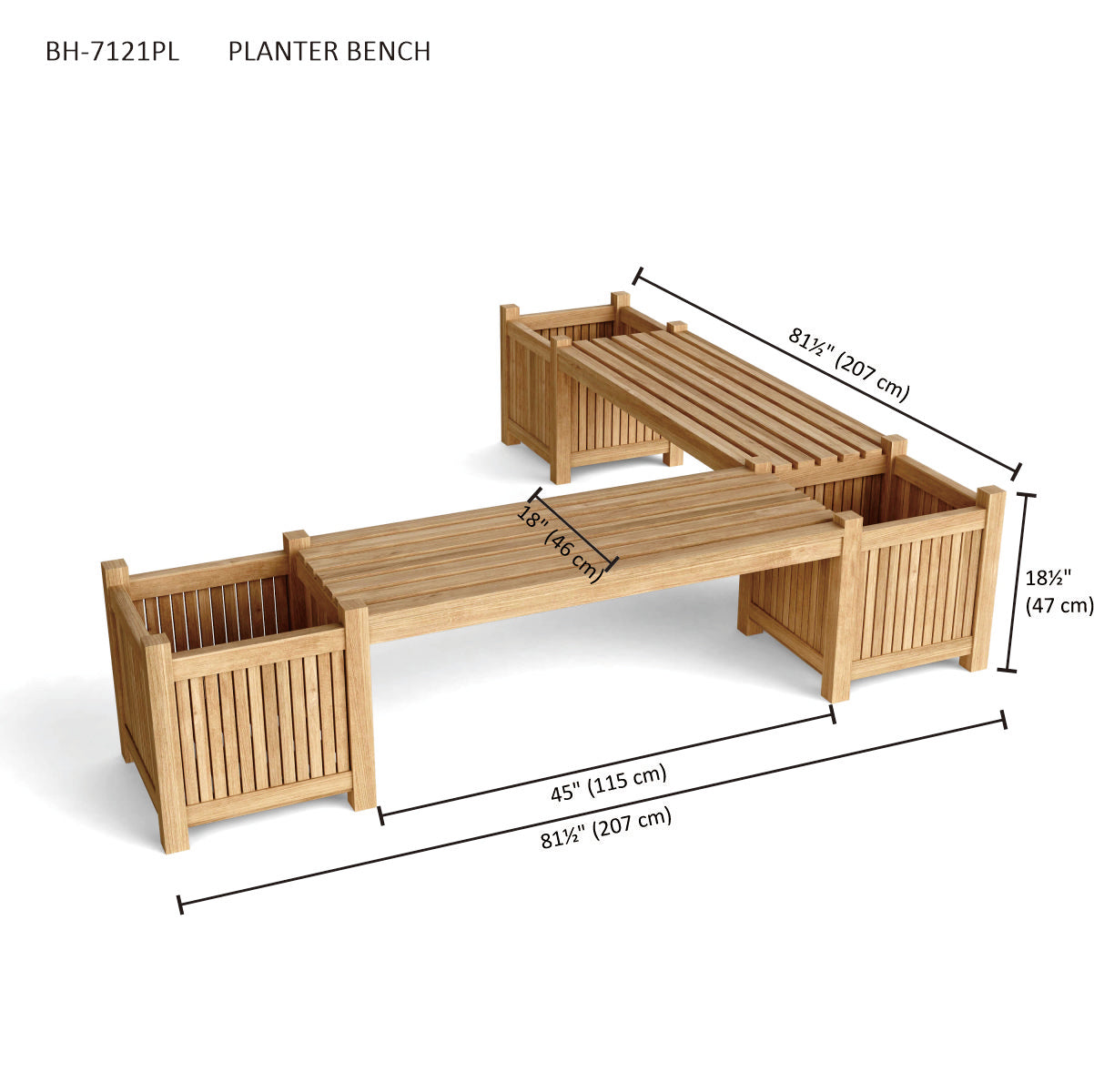 PLANTER BENCH