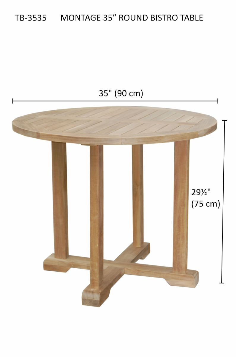 MONTAGE 35″ ROUND BISTRO TABLE