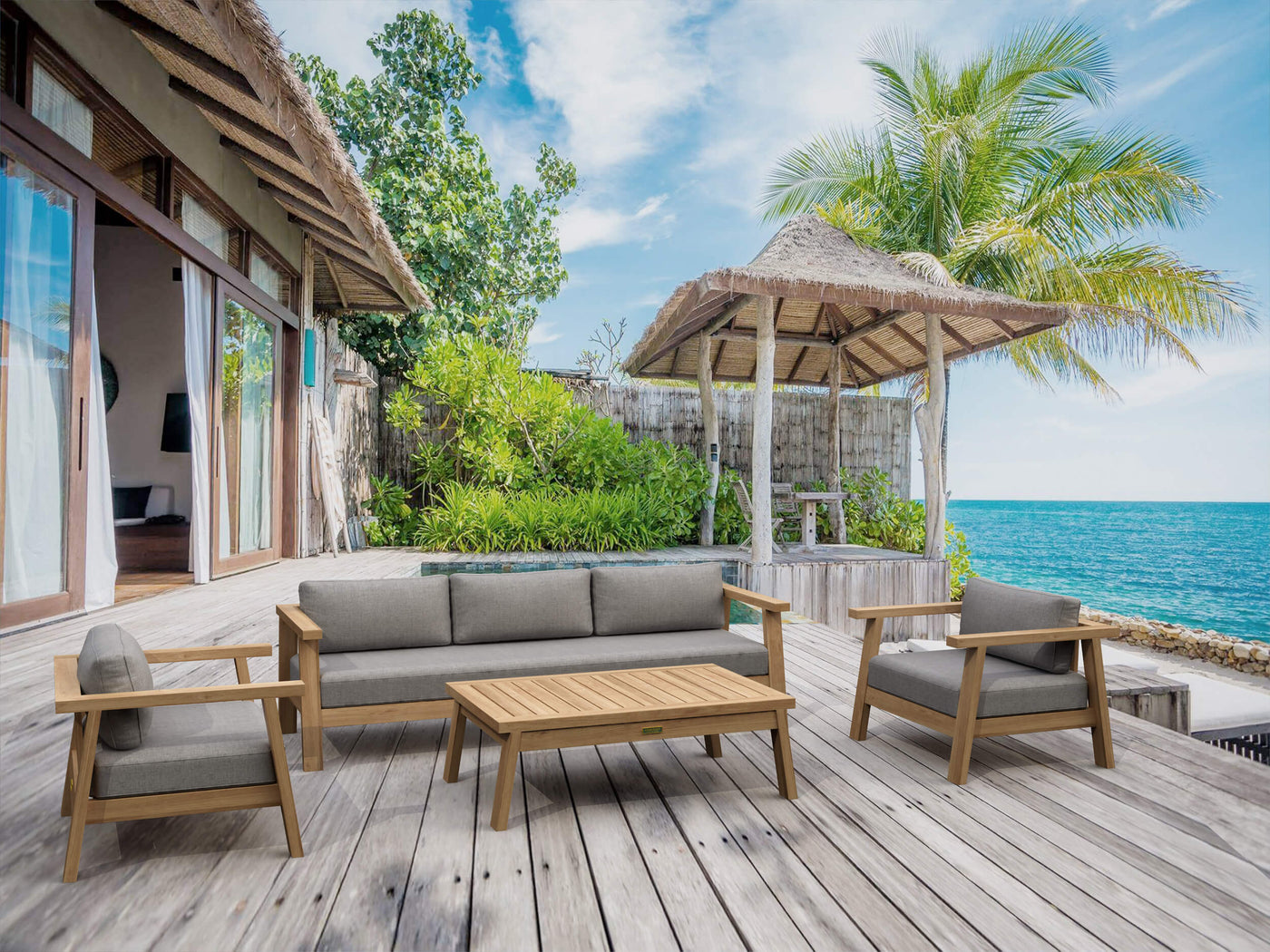 SET-321 4-PC PALERMO DEEP SEATING