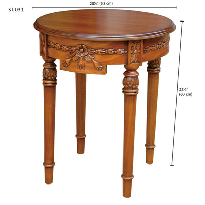 REGENCY FLOWER SIDE TABLE