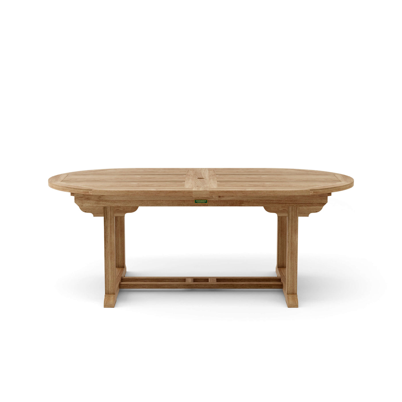 BAHAMA 117″ OVAL DOUBLE EXTENSION TABLE EXTRA THICK