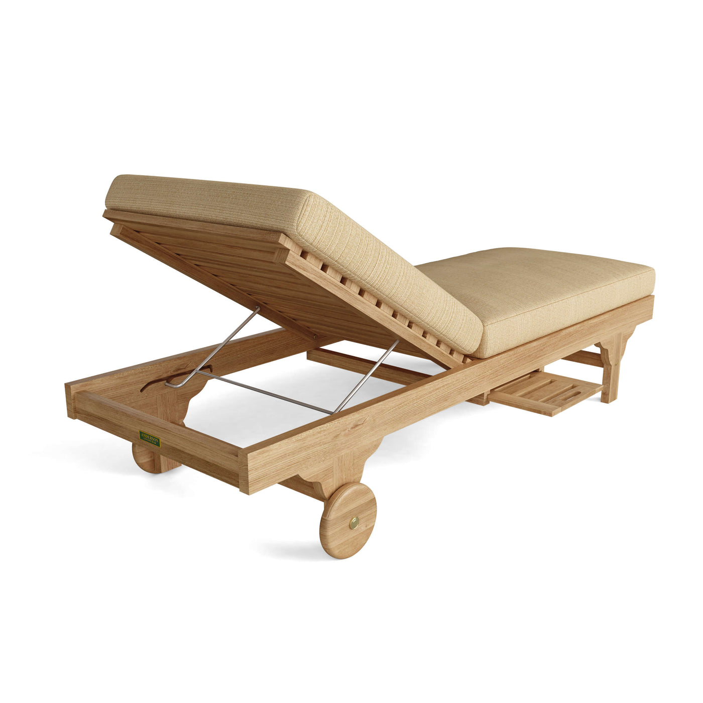 CAPRI SUN LOUNGER (ADJUSTABLE BACK & SIDE TRAY)