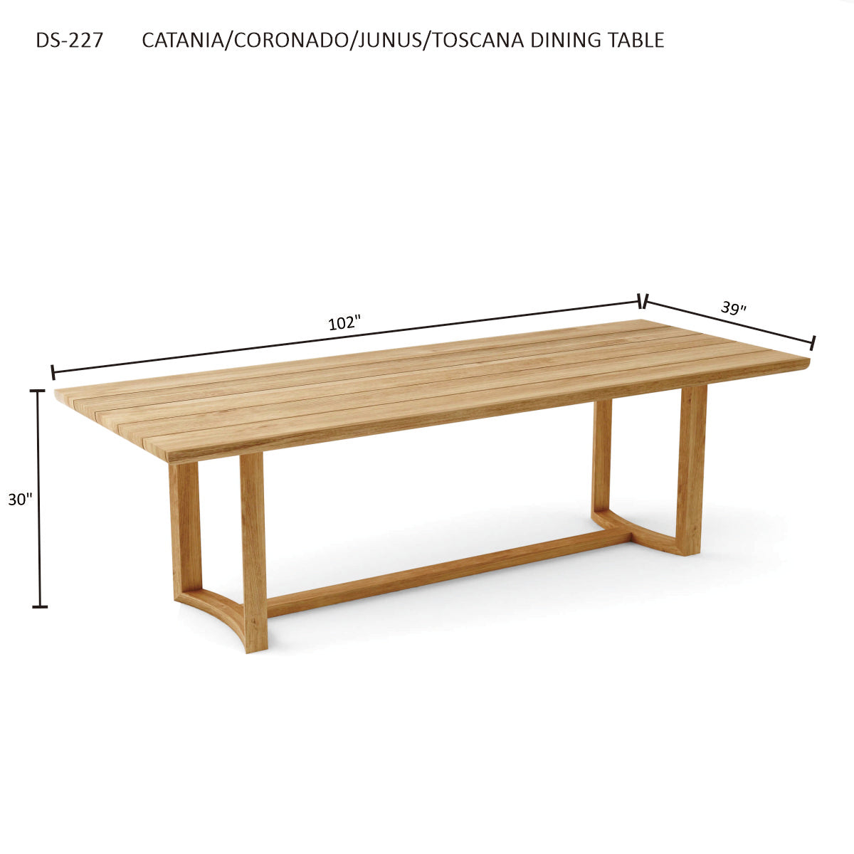 CATANIA/CORONADO/JUNUS/TOSCANA DINING TABLE