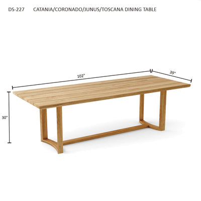 CATANIA/CORONADO/JUNUS/TOSCANA DINING TABLE