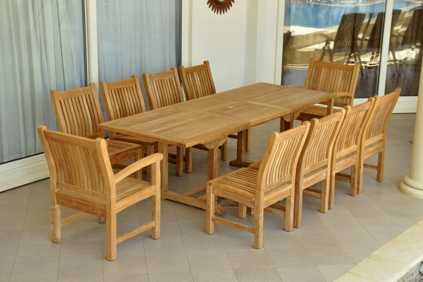 Bahama Sahara 11-pc Dining Table Set