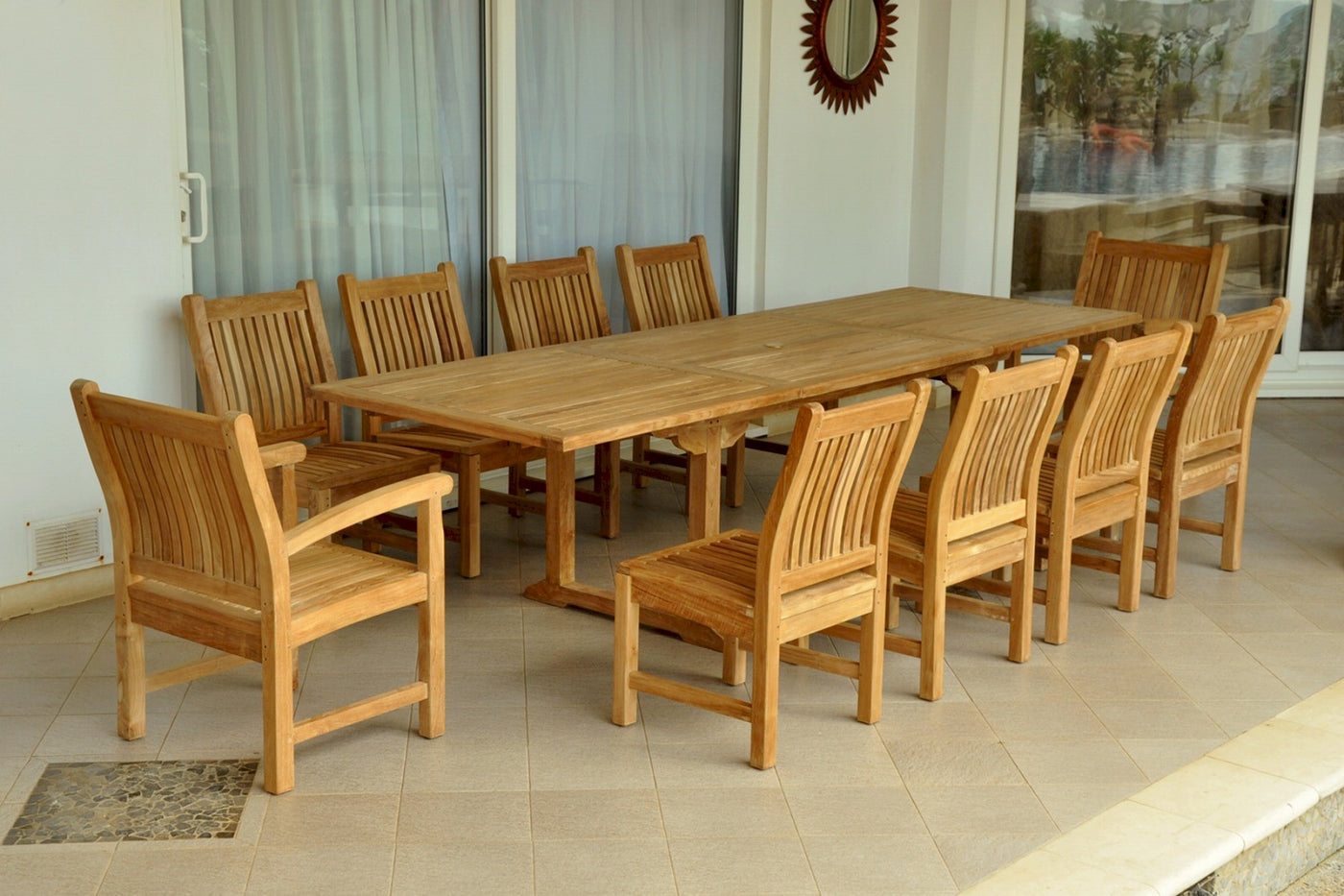 Bahama Sahara 11-pc Dining Table Set